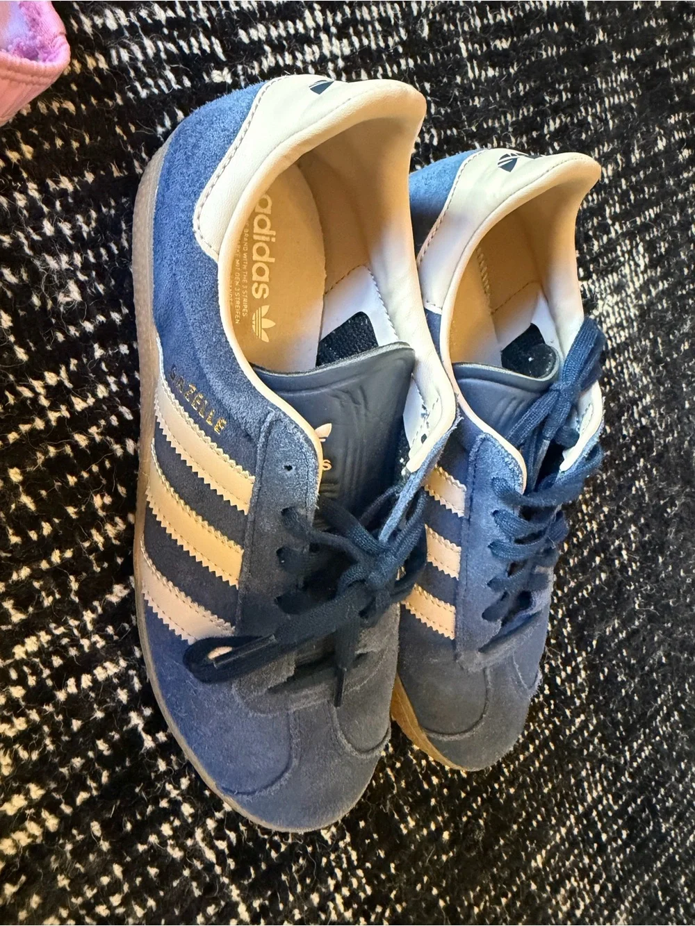 Adidas Gazelle women’s  Suede Sneakers - Blue/White